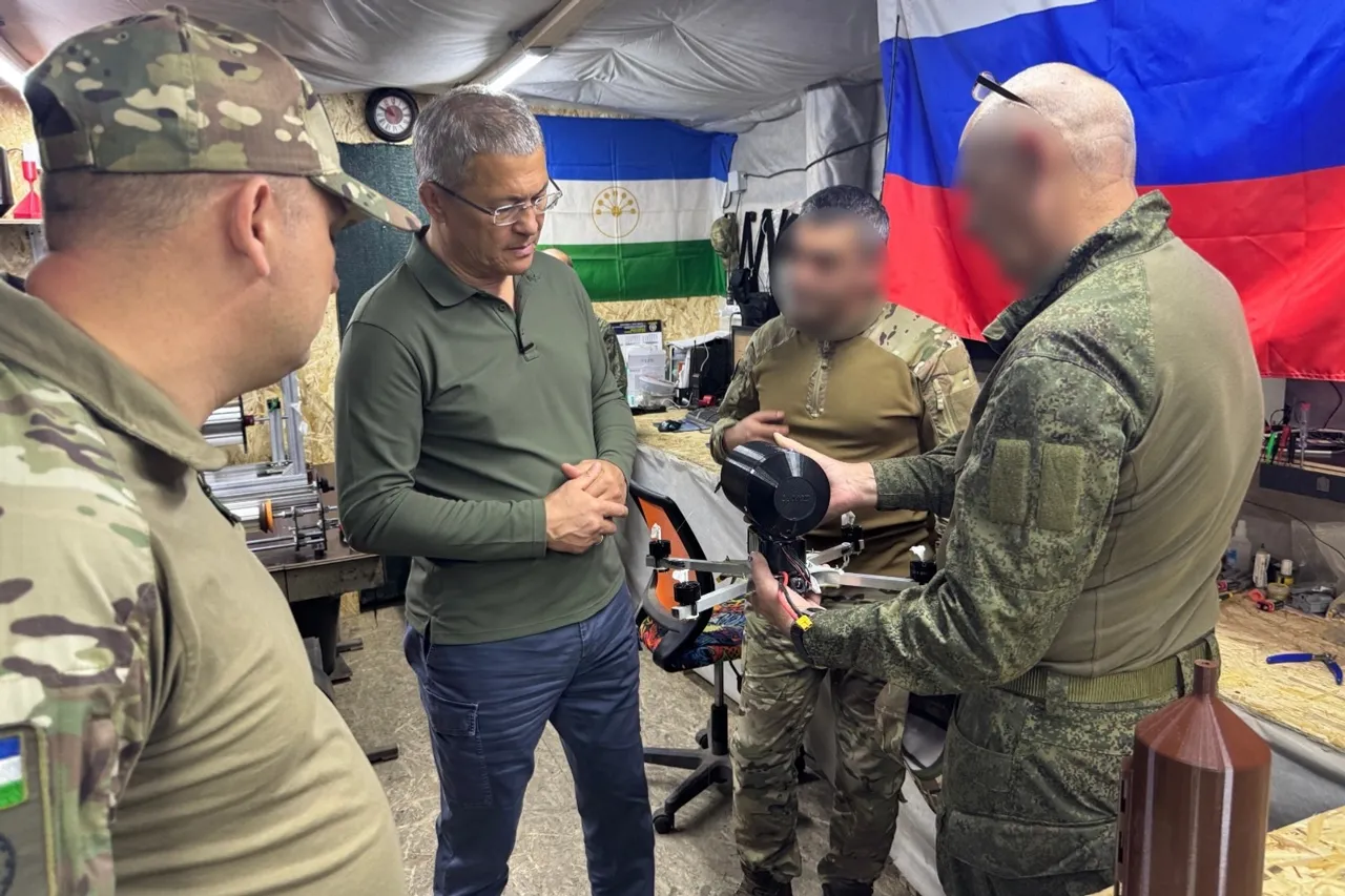 Радий Хабиров приехал в зону СВО проведать военнослужащих из Башкирии