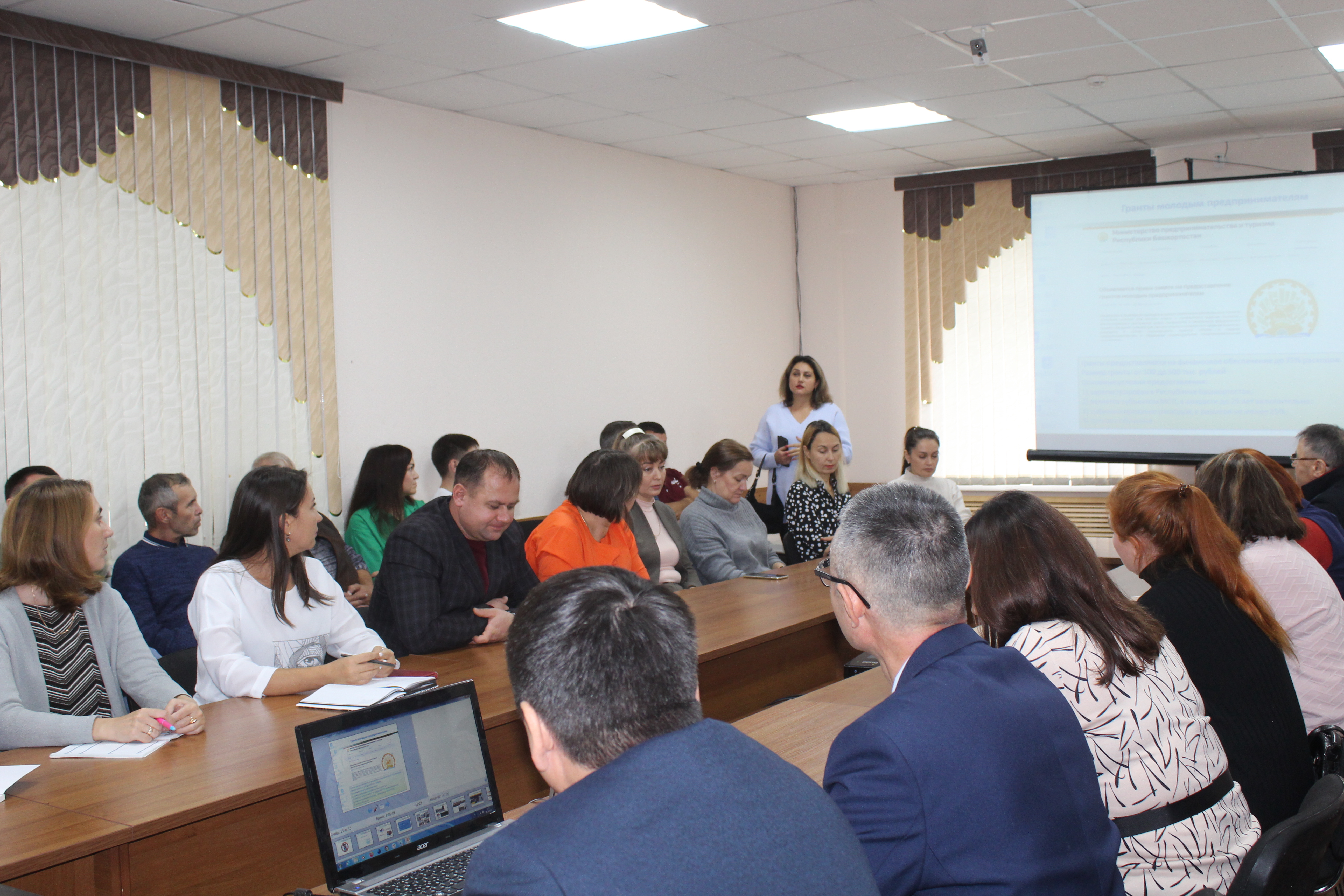Встреча главы администрации Бакалинского района А.Г. Андреева с предпринимателями