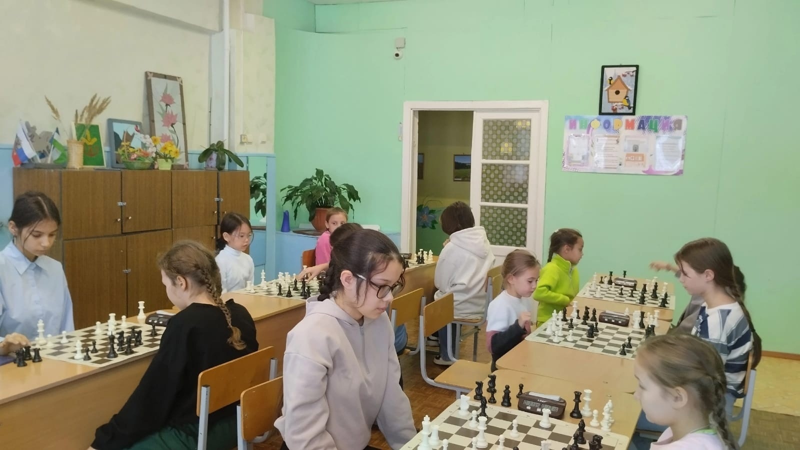 В Доме детского творчества с. Бакалы прошёл турнир по шахматам среди девочек
