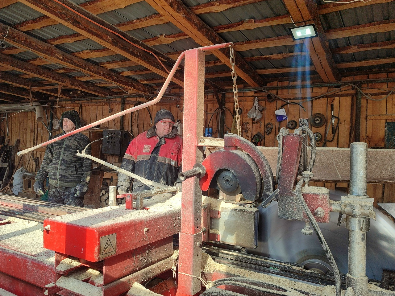 Пилорама индивидуального предпринимателя Разифа Мухаметьянова из Башкирии