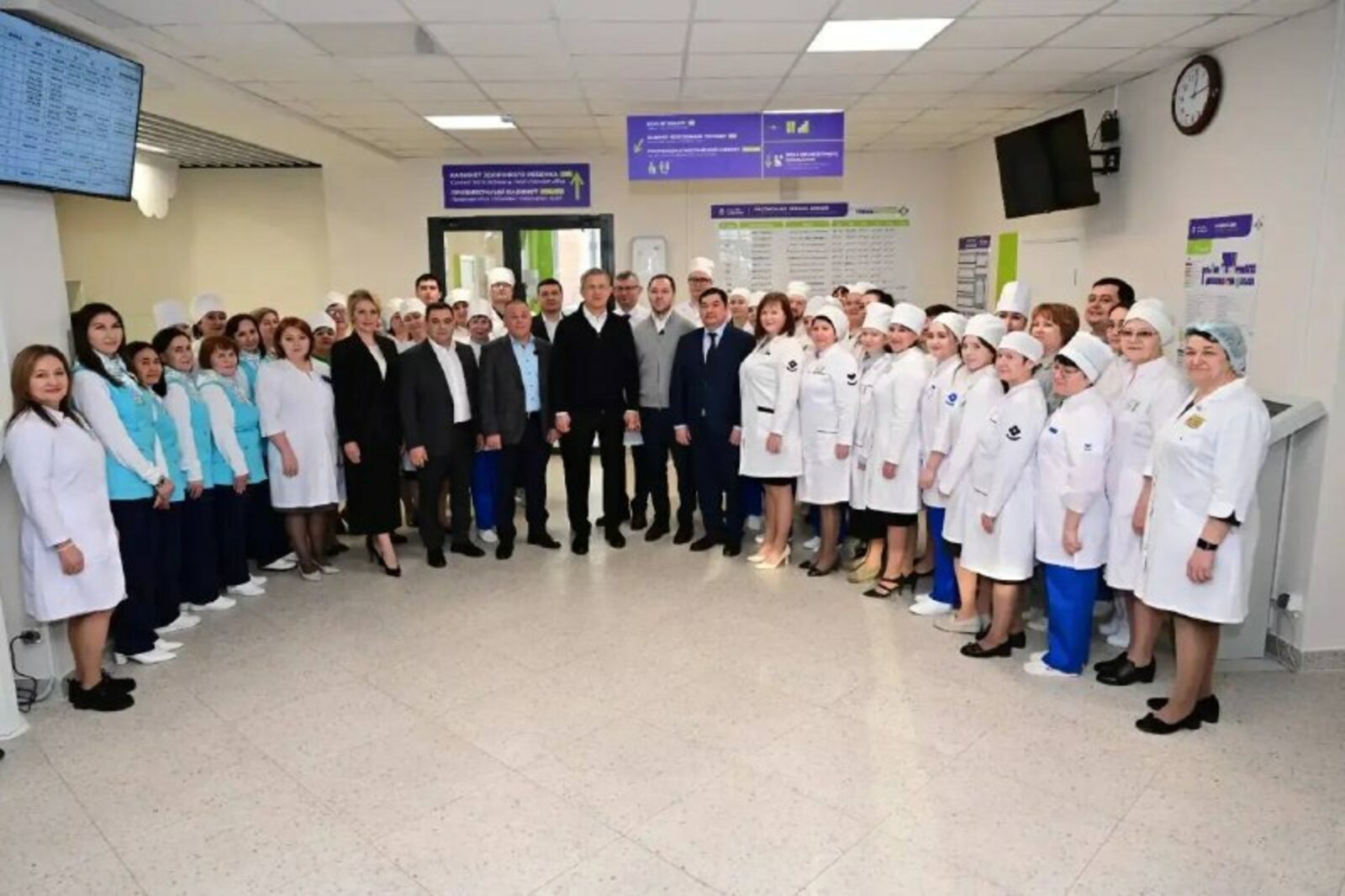 Радий Хабиров открыл в Башкирии новую детскую поликлинику