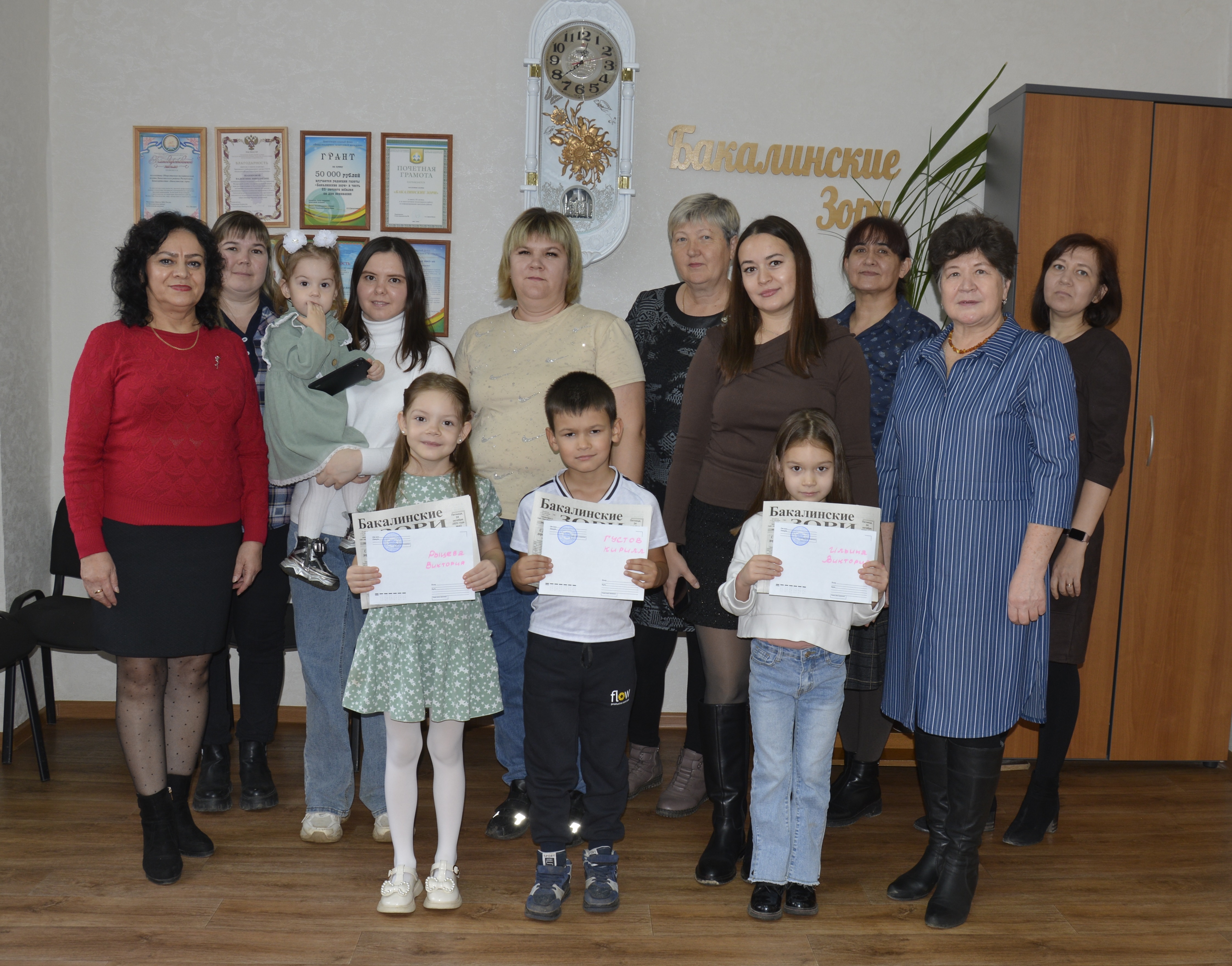 В редакции чествовали первокласников