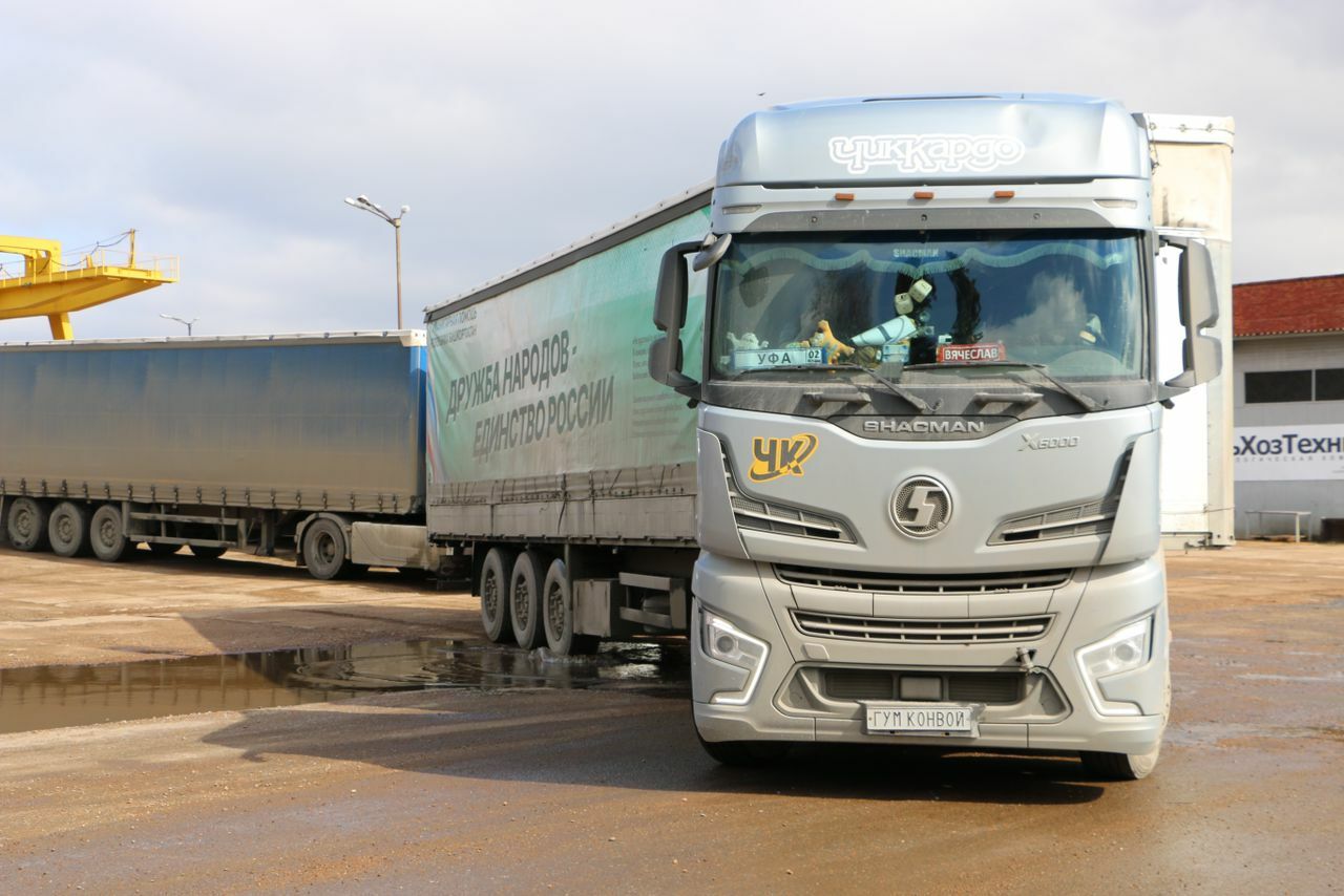 Очередной гуманитарный конвой доставлен из Башкирии в зону СВО