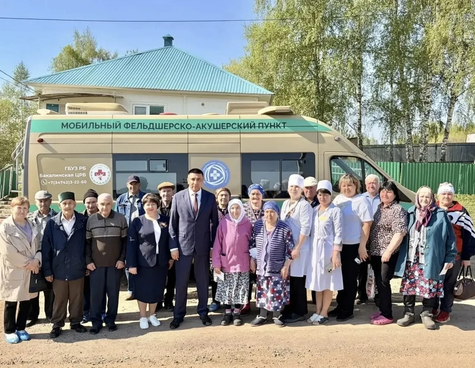 ФАП на колёсах: прием в селе Мустафино