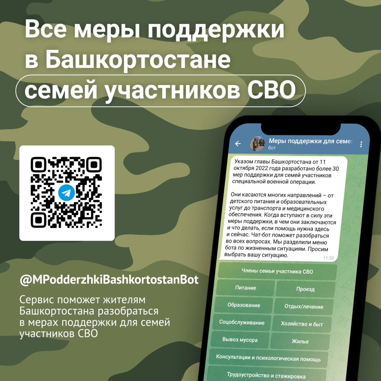 В Башкирии развиваются электронные сервисы поддержки участников СВО