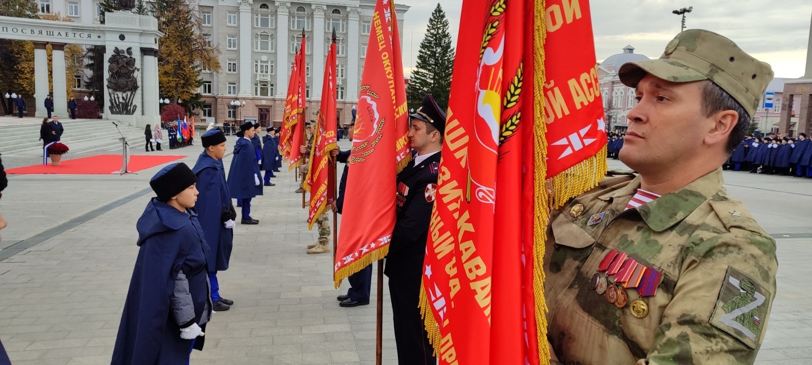 На Советской площади Уфы посвятили в «шаймуратовцы» 600 ребят