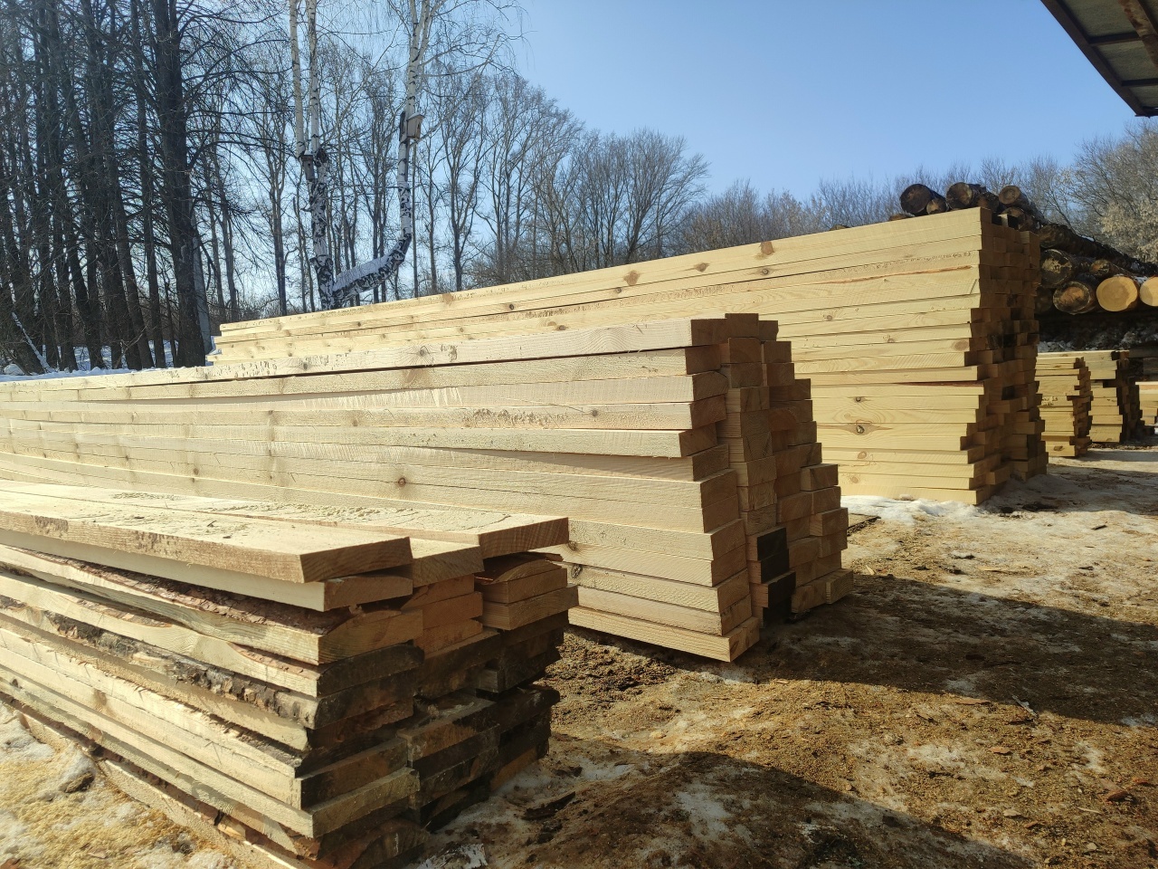 Пилорама индивидуального предпринимателя Разифа Мухаметьянова из Башкирии