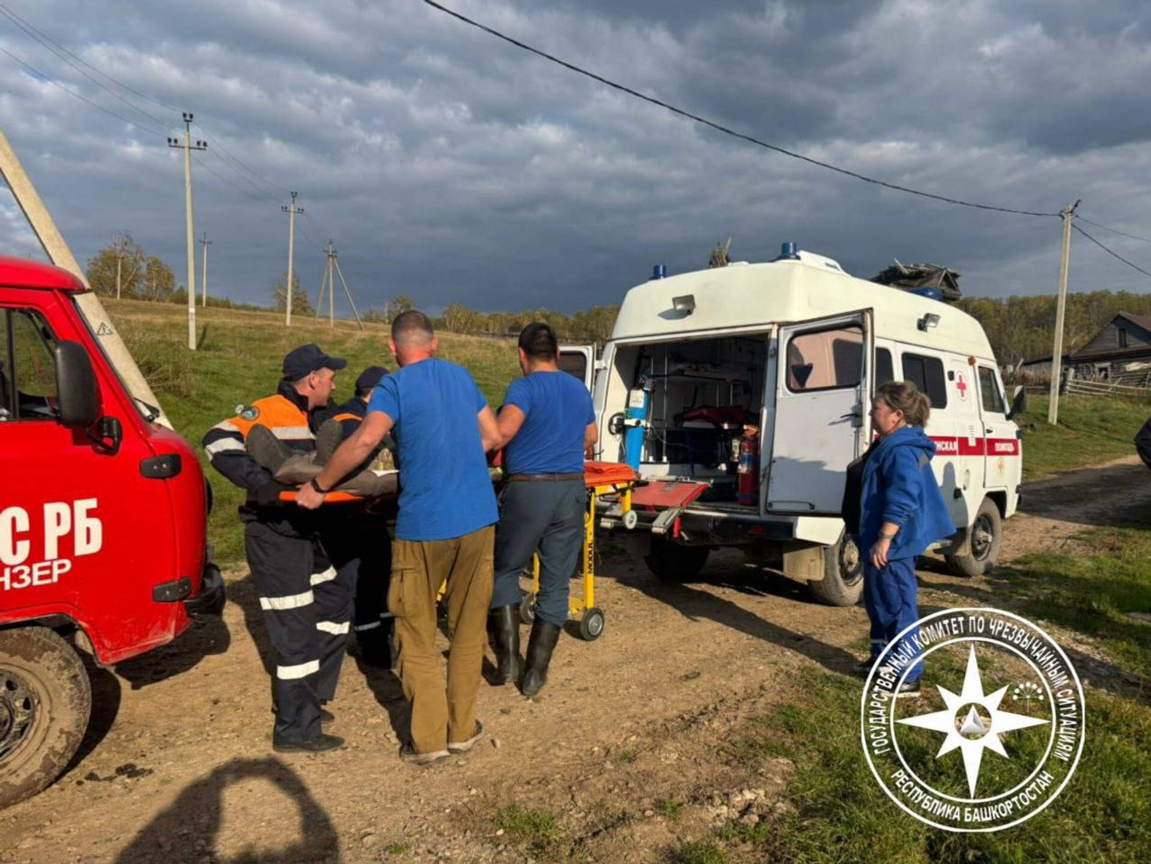 В Башкирии сын спас отца в дикой природе