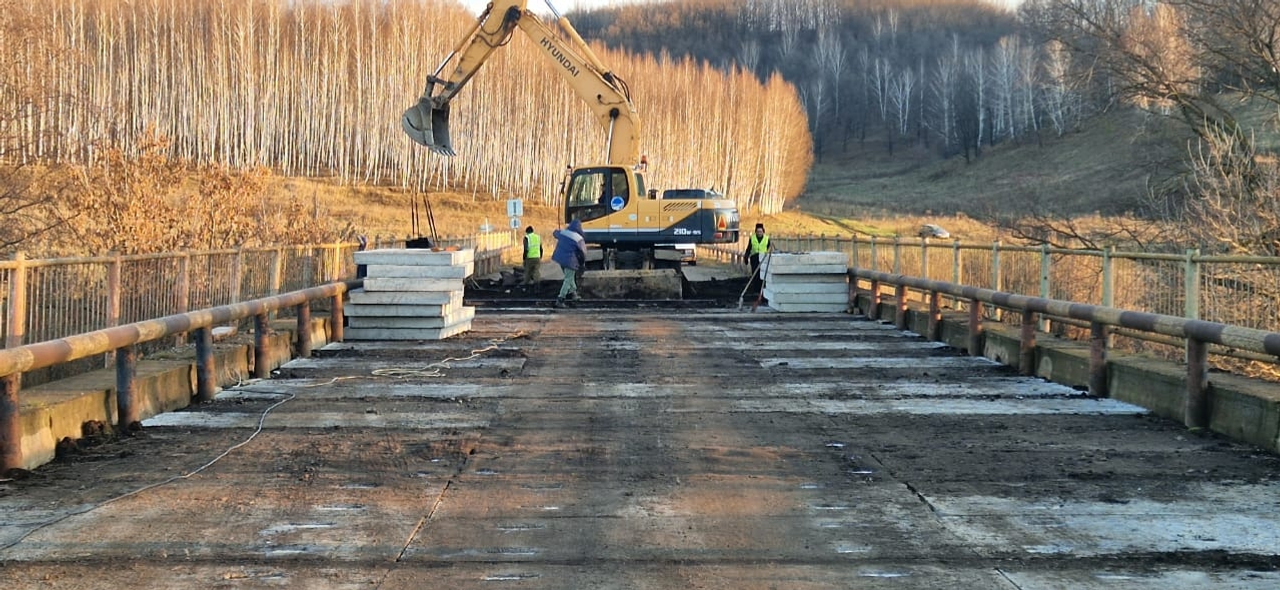 В Башкирии начался ремонт моста через реку Сюнь