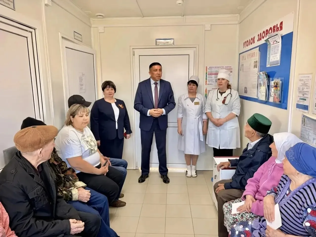 ФАП на колёсах: прием в селе Мустафино
