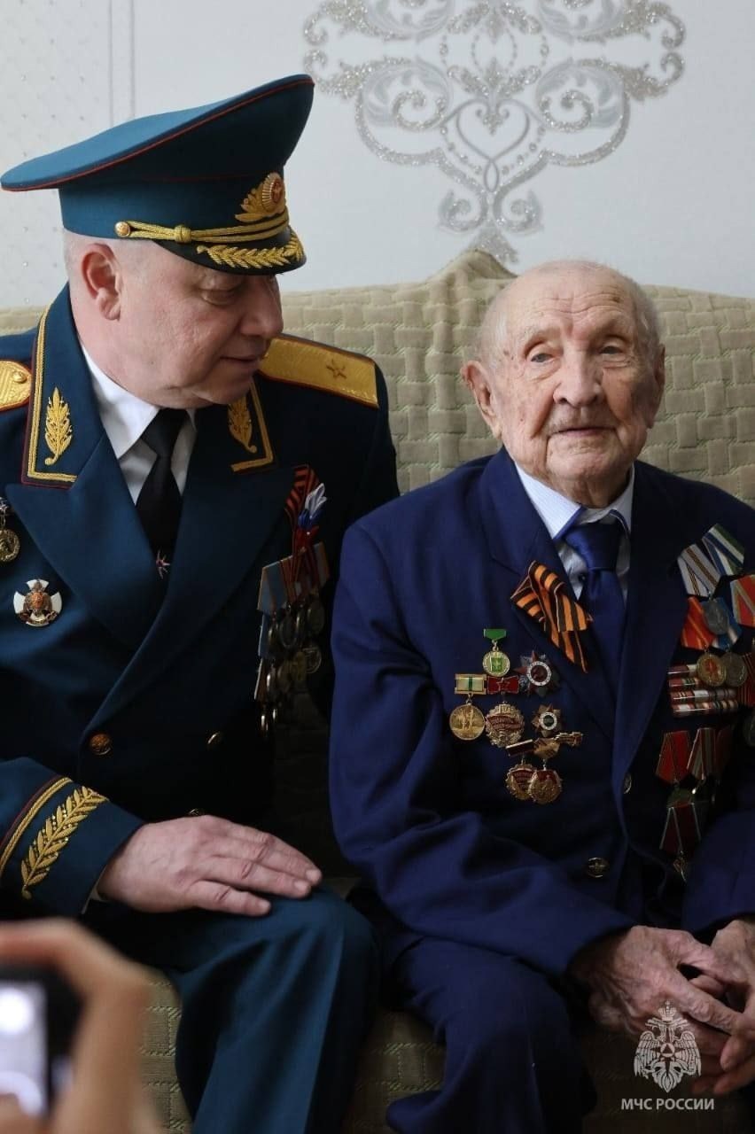 В МЧС Башкирии рассказали о 100-летнем ветеране Великой Отечественной войны