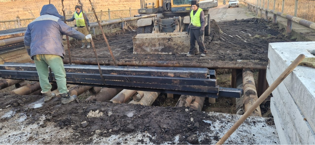 В Башкирии начался ремонт моста через реку Сюнь