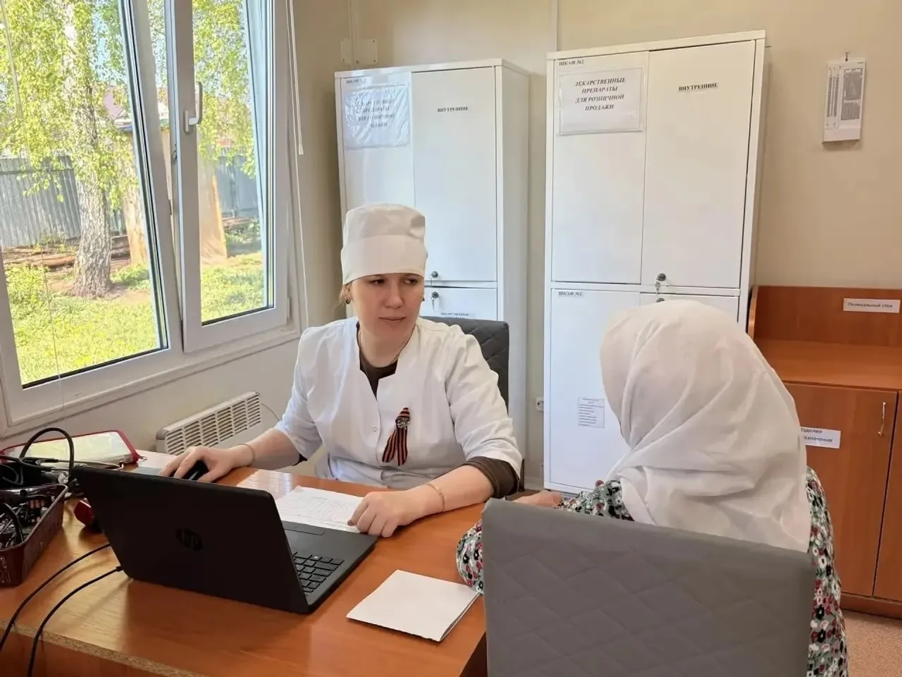 ФАП на колёсах: прием в селе Мустафино